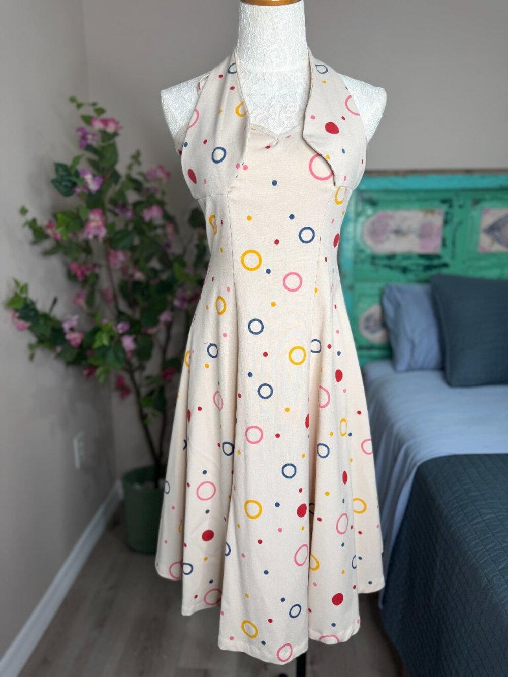 Bettie Page by Tatyana Retro Vintage Style Pin-Up Dress - Size Small